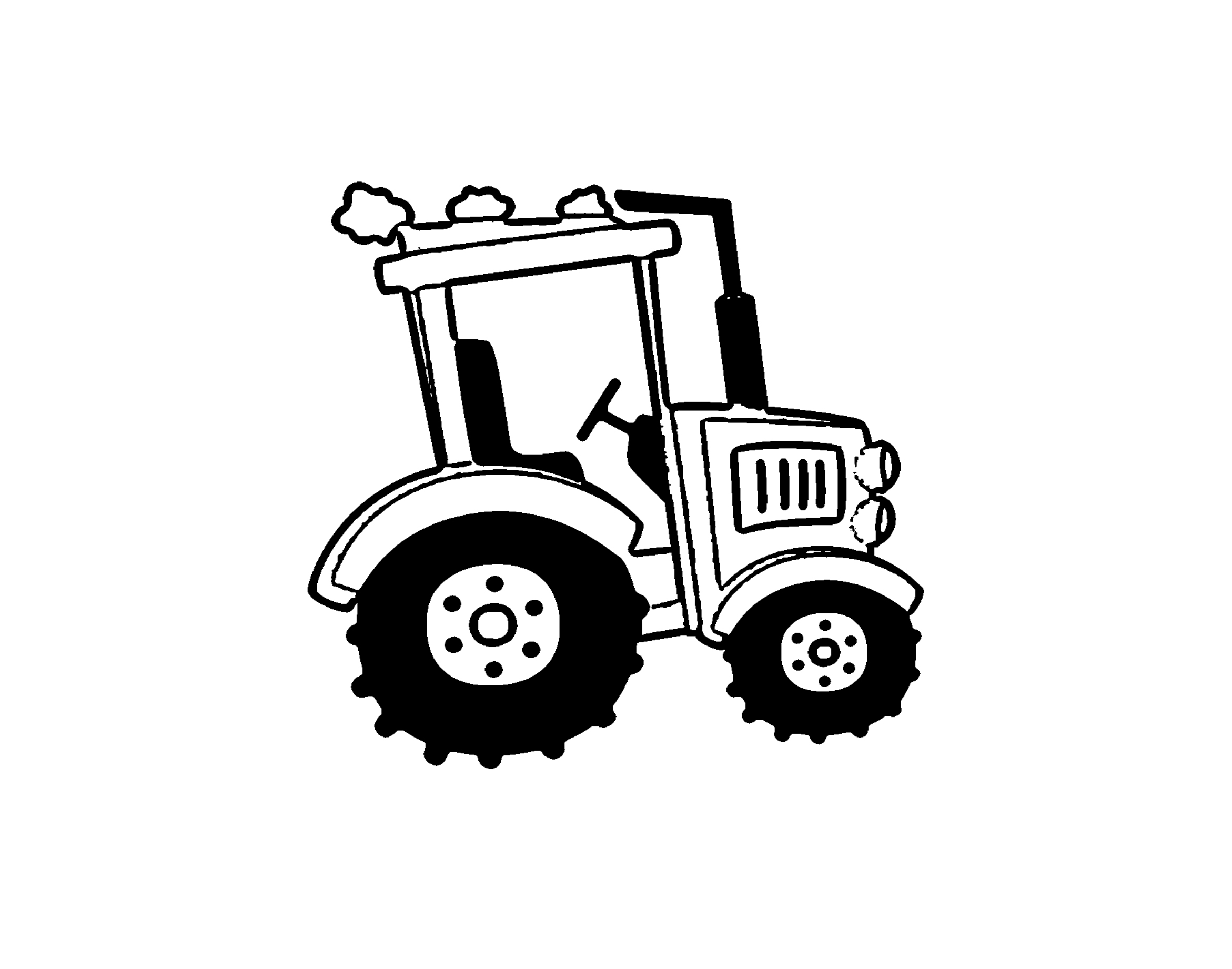 Ausmalbilder Traktor   Freude Kinder